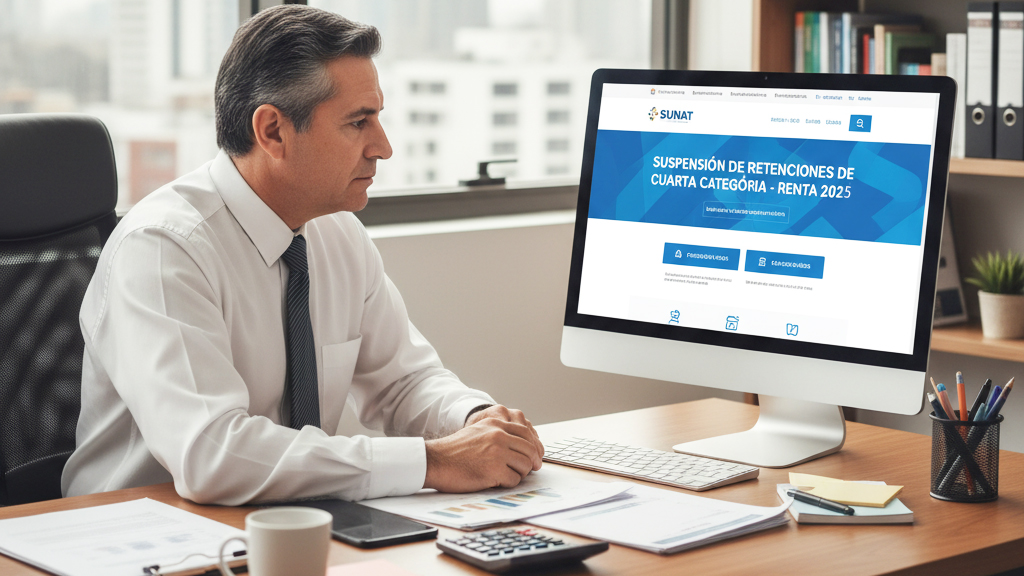 suspension de renta de cuarta categoria 2025